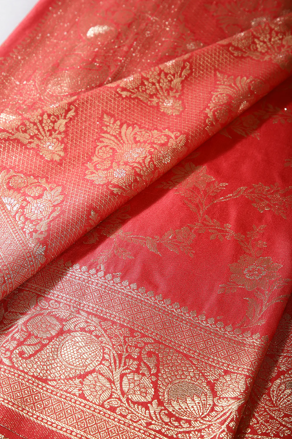 Maroon Color Zari Woven South Silk Saree - Image 2